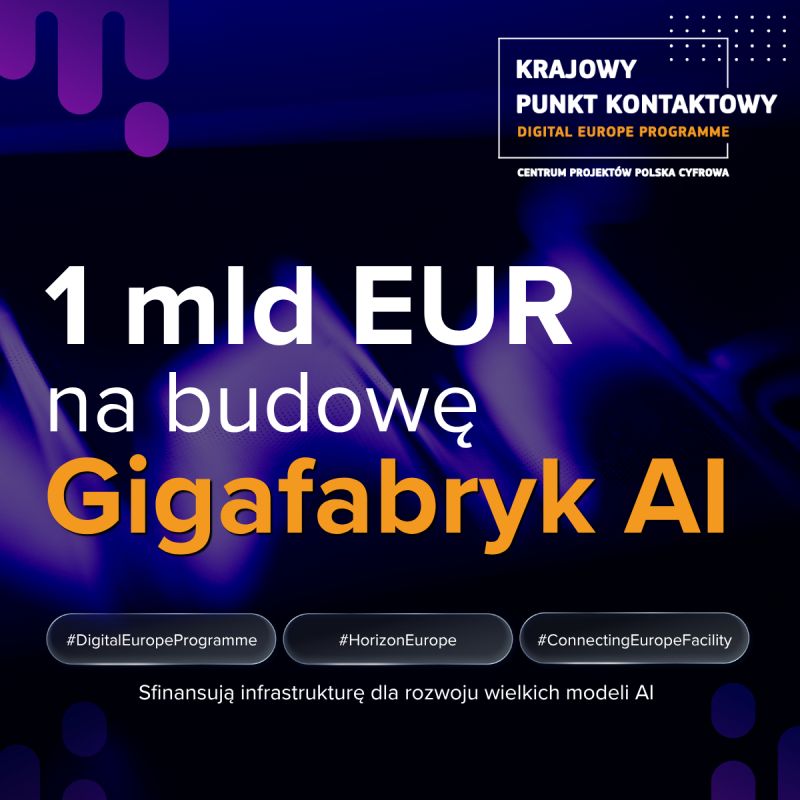  Gigafabryki AI z budżetu Unii Europejskiej