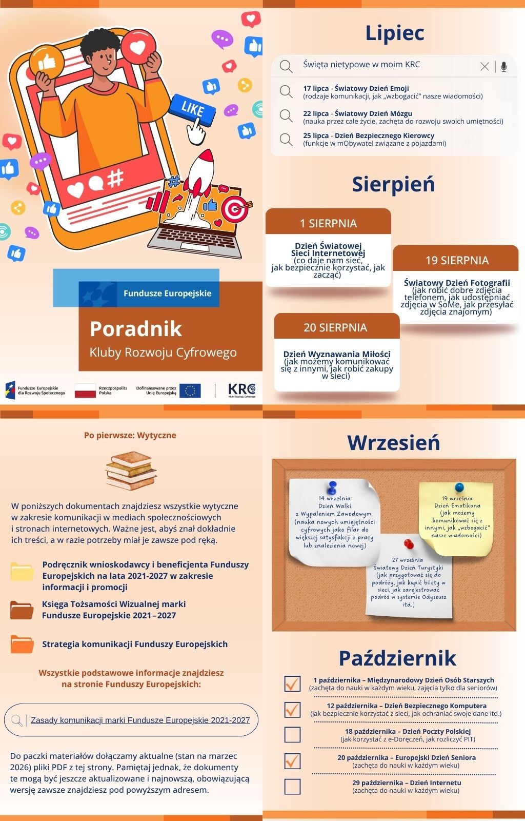 Poradnik dla Operatora i Beneficjenta | Kluby Rozwoju Cyfrowego