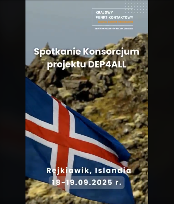 DEP4ALL - The NCP Network for the DEP w Reykjavíku